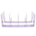 thumbnail image 6 of FRCOLOR 2 pcs  Creative Bookend Practical Book Organizer Book Shelf Acrylic Book Stand, 6 of 8