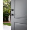 thumbnail image 4 of Baldwin Reserve SCLAJxSQUCSR190S Single Cylinder La Jolla Handleset Square Lever Contemporary Square Rose with 6AL Latch; Dual Strike; and SmartKey Satin Black Finish, 4 of 7