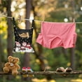 thumbnail image 3 of SEANATIVE Christmas Clothespin Bag for Clothesline Outdoor Clothespin Storage with Hanger Hook Soft Clothespin Bags 2 PCS Hanging Outdoor Clothespin Bag, Snowman Family, 3 of 7