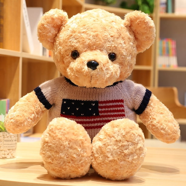 Oso de peluche Big Bear, juguete de peluche, oso de peluche, muñeco de oso, suéter, regalo de cumpleaños para mujeres
