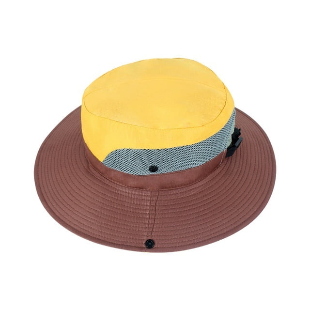orange fisherman hat