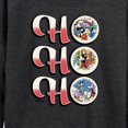 thumbnail image 3 of Disney - Ho Ho Ho - Women's Lightweight French Terry Long Sleeve Shirt, 3 of 5