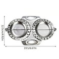 thumbnail image 3 of Stainless Steel Ravioli Double Dumpling Press Dumpling Wrappers Dough Pastrys Making For Kitchen, 3 of 9