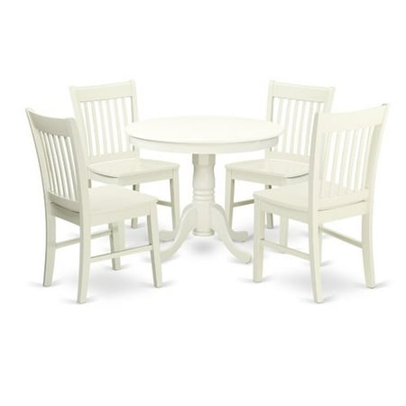 August Grove Roan 5 Piece Breakfast Nook Solid Wood Dining Set This On Opens A Dialog That Displays Additional Images For Product With The Option To Zoom In Or Out
