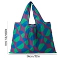 thumbnail image 3 of 100Fens Lightweight Portable Foldable Shopping Bag,Large Capacity Print Tote Bag,Reusable Shoulder Bag For Women, 3 of 3