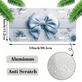 thumbnail image 2 of 1 Pcs License Plate Covers & Frames, Satin Bow on Floral Background For Decorative Front, Aluminum License Plate Covers & Frames Cover For Men Women, 12" X 6", 2 of 7