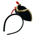 thumbnail image 3 of Okbabeha Halloween Pirate Headband Tiara Pirate Hats Hair Ties Headwear, 3 of 8