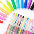 thumbnail image 1 of Shiyou-Stylos de Planification de Journal de Couleurs Gelée Marqueurs Colorés 0.5mm Pointe Fine Stylo de Dessin Fin Poreux pour Journal Bullet Écriture Prise de Notes Coloriage Art Fournitures de Bureau École (12 Couleur Gelée), 1 of 4