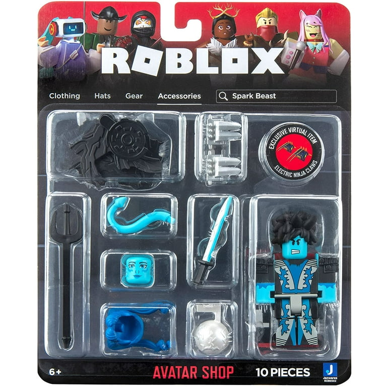 Roblox Avatar Shop Series Collection - Spark Beast Figure Pack [Includes  Exclusive Virtual Item] 