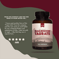thumbnail image 6 of Natural Rhythm Magnesium Taurate - 750mg (150mg of Elemental Magnesium Taurate) for Heart Health (120 capsules), 6 of 6