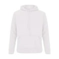 thumbnail image 4 of Outfmvch Hoodies Womens Hoodies Women'S Solid Color Zipperless Long Sleeved Pullover Hooded Sweater Zip Up Hoodie Women White L, 4 of 4