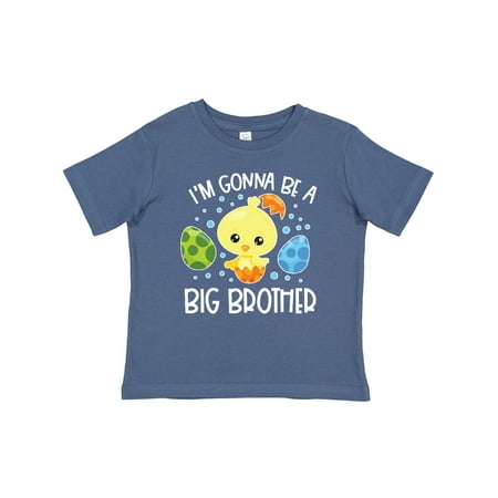 

Inktastic Easter I m Gonna Be a Big Brother with Green and Blue Eggs Gift Baby Boy T-Shirt
