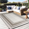 thumbnail image 3 of Outdoor Rug 8‘x10’ Waterproof for Patios,Backyard,Porch,Deck,Balcony, Plastics,Reversible,Geometric, 3 of 9