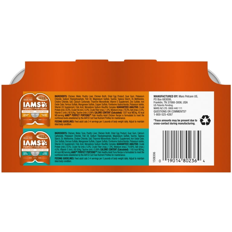 Iams perfect portions calories cheap