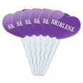 thumbnail image 1 of Shirlene Heart Love Cupcake Picks Toppers - Set of 6, 1 of 1