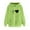 Green, variant on Jsaierl Womens Hoodies Plus Size Heartbeat Print Hoodies Sweatshirts Casual Pullover Workout Long Sleeve Top Hoodie Womens Hoodies Under $20