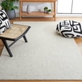 thumbnail image 2 of SAFAVIEH Micro-Loop Charlotte Solid Area Rug, Light Grey/Ivory, 3' x 3' Square, 2 of 8