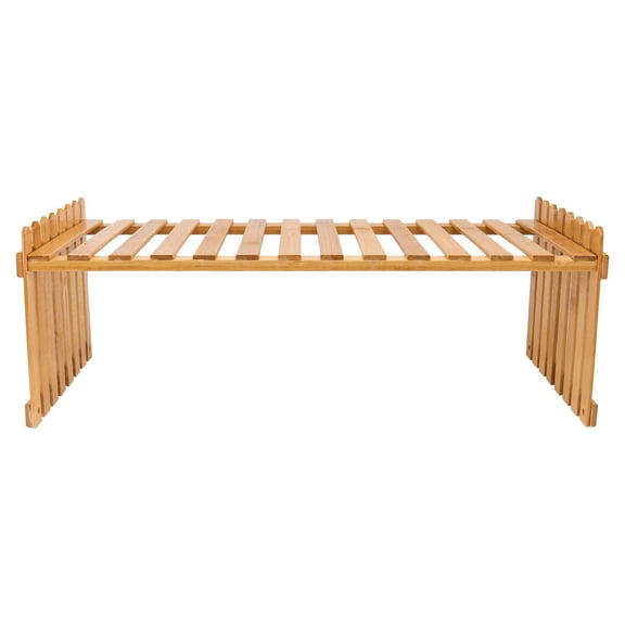 Toyvian Indoor Plant Display Rack Bamboo Flower Pot Stand 1Pcs Chocolate Fresh Style