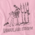 thumbnail image 2 of The Regular Show Tattoo Art Unisex Adult T Shirt, Pink, Small, 2 of 6