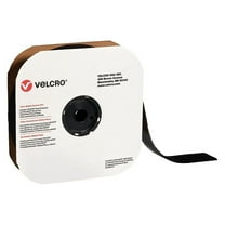 VELCRO Brand Velcro Tape Individual Strips Loop 2" x 75' Black 1/Case VEL138