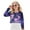 Axolotl Violet, variant on COEQINE Girls Crop Top Sweatshirt Long Sleeve Crewneck Fall Winter Pullover Cute Casual Loose Fit Streetwear Clothes for Teen Kids Age 5-6, Axolotl Strawberry Pink