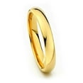 thumbnail image 2 of Classic Polish Gold Tungsten Wedding Ring, 2 of 3