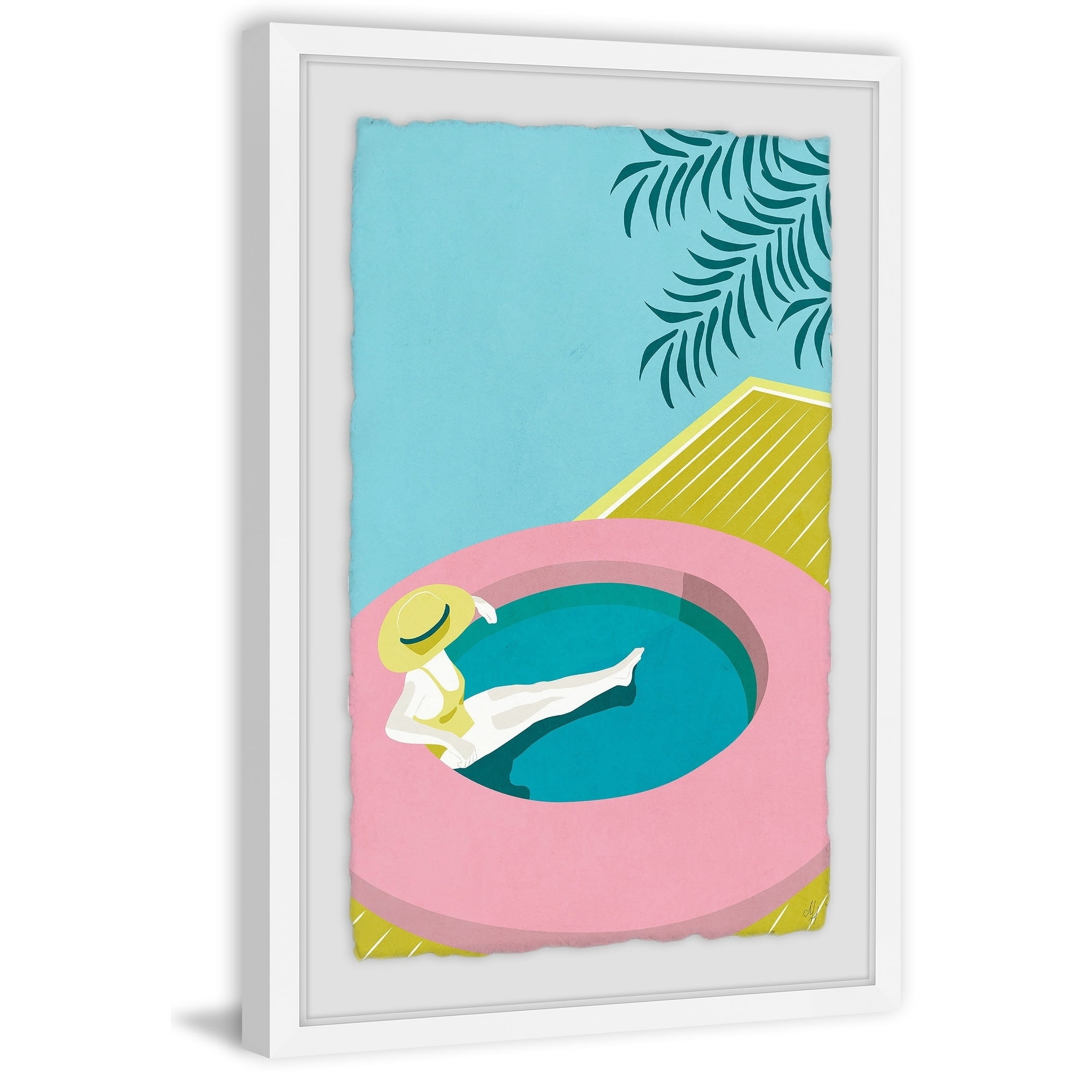 All by Herself Framed Painting Print