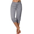 thumbnail image 1 of Pantalon Chino Femme Décontracté Mode Short Pantalon Pantalon Uni, 1 of 5