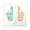 Clear, variant on CafePress - Vintage Irish Flag Shamrock Sticker - Square Sticker 3" x 3"