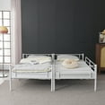 thumbnail image 6 of Ktaxon Metal Twin over Twin Bunk Bed with 2 Drawer & 2 Ladders for Bedroom, White, 6 of 8