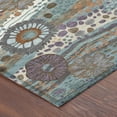 thumbnail image 3 of Addison Rugs Chantille Indoor/Outdoor Transitional Kids Teal Machine Washable Round Rug, 8' x 8', 3 of 8