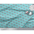 thumbnail image 3 of Soimoi Poly Georgette Fabric Dot & Ogee Damask Print Fabric by Yard 52 Inch Wide, 3 of 3