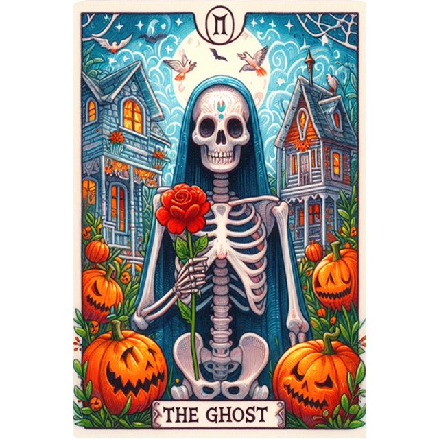 5D DIY Taladro Calavera Calabaza Tarot Artesanía 40x60cm
