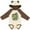 Natural & Brown w Ears, variant on Inktastic Tennis Ball Boys or Girls Long Sleeve Baby Bodysuit