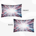 thumbnail image 2 of Lsque Blue Swirl Fireworks Pattern Pillow Case – Soft & Cozy Throw Pillow Cover, Hypoallergenic Cushion Case for Sleeping Women with Envelope Closure-14"x20", 2 of 6