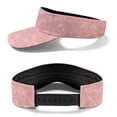 thumbnail image 4 of Aplkyhs Pink Glitter Women's Golf Shirt and Sun Visor Hat Set Sleeveless Collared Racerback Quick Dry Moisture Wicking Fabric Adjustable UV Protection Sun Visor for Golf,Running,Outdoor Activities, 4 of 7