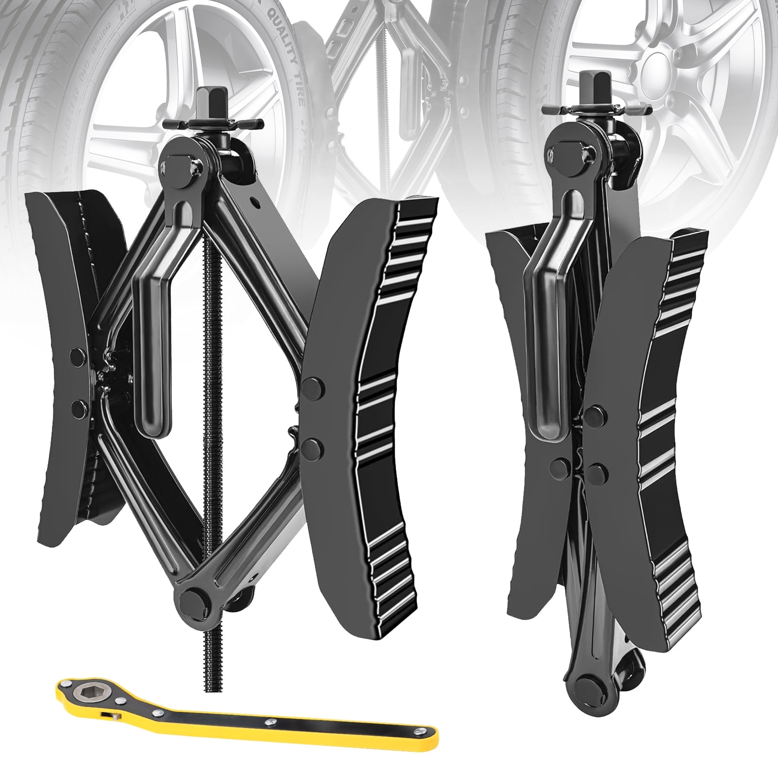 BAL 28012 X-Chock Pair Wheel Stabilizer Tire Chock Dual Tandem