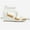 WHITE, variant on Dream Pairs Women's Elastic Ankle Strap Sandals Wedge Open Toe Platform Sandals Nini-3 Navy Size 10