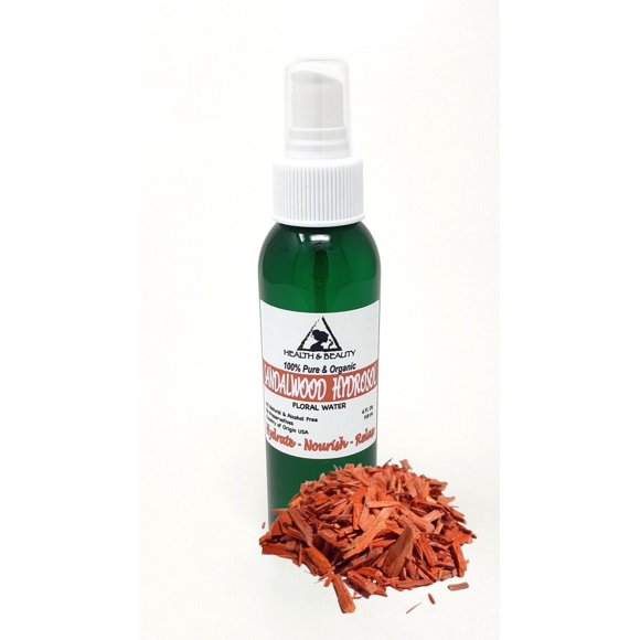Sandalwood hydrosol organic floral water 100% pure natural spray 4 oz