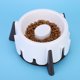 thumbnail image 3 of Comedero para mascotas perros y gatos alimentador de comida lenta tazón con forma de pastel uso húmedo y seco ajuste de cinco modos de altura protege la columna vertebral ANGGREK Otros, 3 of 8