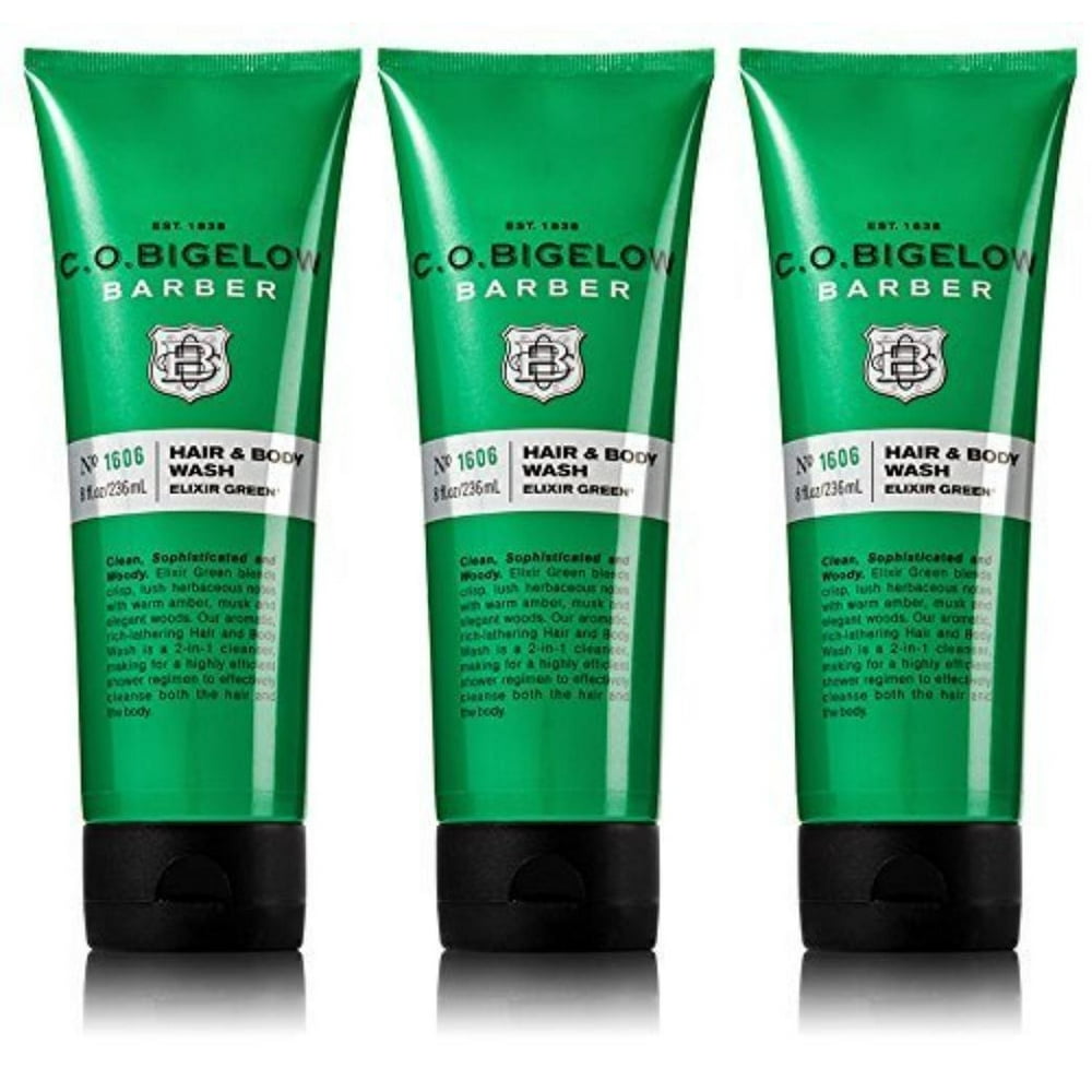 C O Bigelow C.O. Bigelow Barber, Men's Hair and Body Wash Elixir