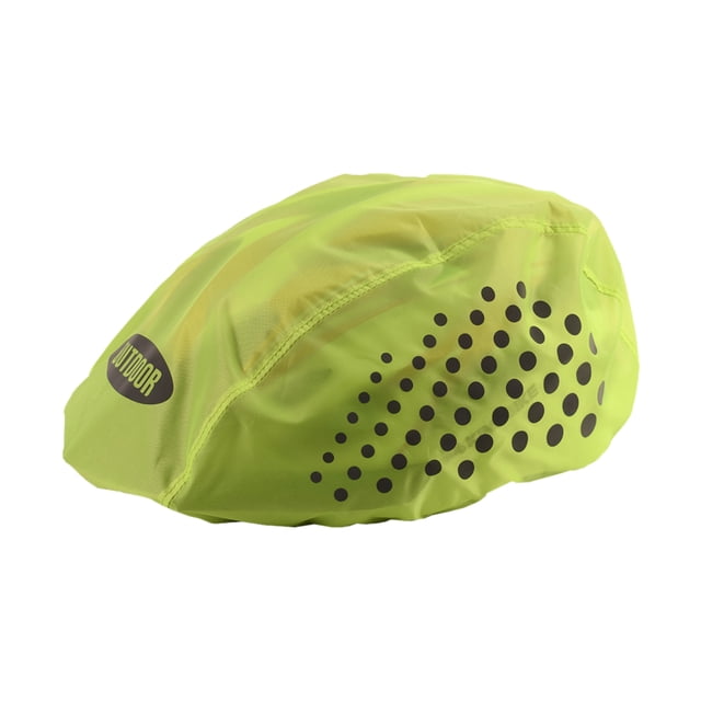 Cubierta Impermeable Para Casco De Ciclismo Tira Reflectante Proteger Verde Fluorescente 2 Sunnimix Cubierta de ciclismo