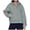 Grey, variant on SNKSDGM Women Black Sweatshirt Zip Fall Sweaters for Women 2025 Women's Button Down Shirt Dress Long Sleeve Pockets Waist Solid Color Midi Length S