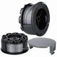 thumbnail image 1 of Spool Line for BOSCH UniversalGrassCut Edger 18 18-26 18-260 F016800570 with Cover (2 pieces) Walkbee, 1 of 5