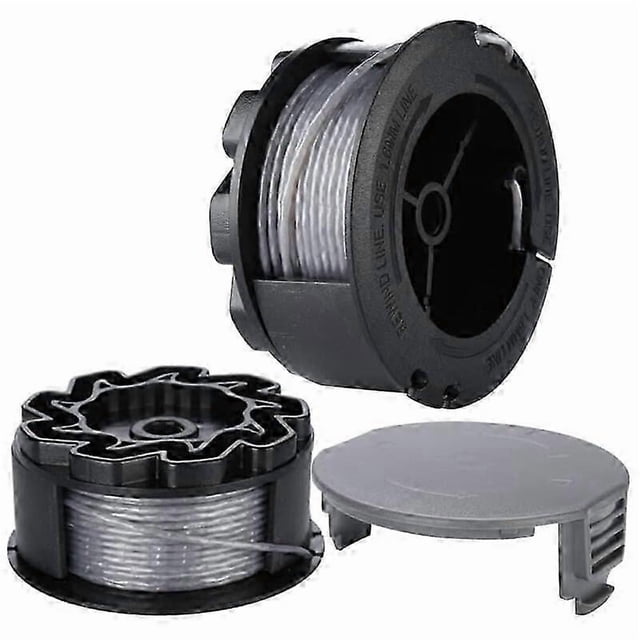 Spool Line for BOSCH UniversalGrassCut Edger 18 18-26 18-260 F016800570 with Cover (2 pieces) Walkbee