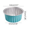 thumbnail image 2 of TIMIFIS Ramequins Jetables en Aluminium Moules à Dessert, Doublures Réutilisables pour Friteuse à Air Chaud Moules à Cupcakes pour Mariage, Noël, Cuisine, Fête, Fournitures de Vacances Accessoires de Cuisine, 2 of 2