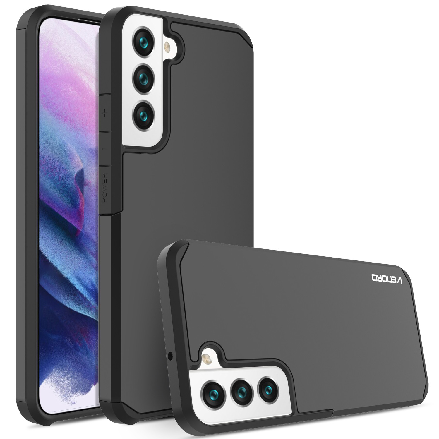 Htwon For Samsung Galaxy S22/Plus/Ultra Case Shockproof Hybrid Rugged