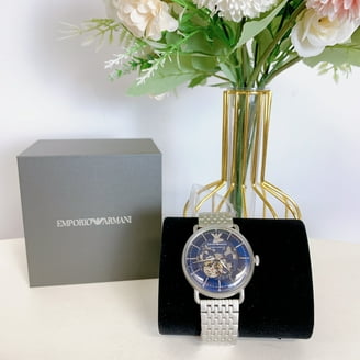 Emporio Armani AR60036 Automatic Stainless Steel Watch - Walmart.com