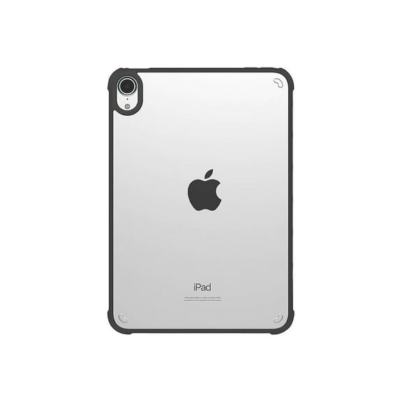 SaharaCase Hybrid-Flex Series Case for Apple iPad mini A17 Pro & 6th Generation 2021 Clear Black