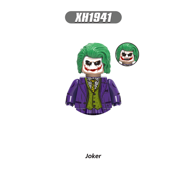 Juguete de ladrillo caliente superhéroe Batman Flash Joker personaje de dibujos animados clásico MINI bloques de construcción adultos niños regalo de cumpleaños